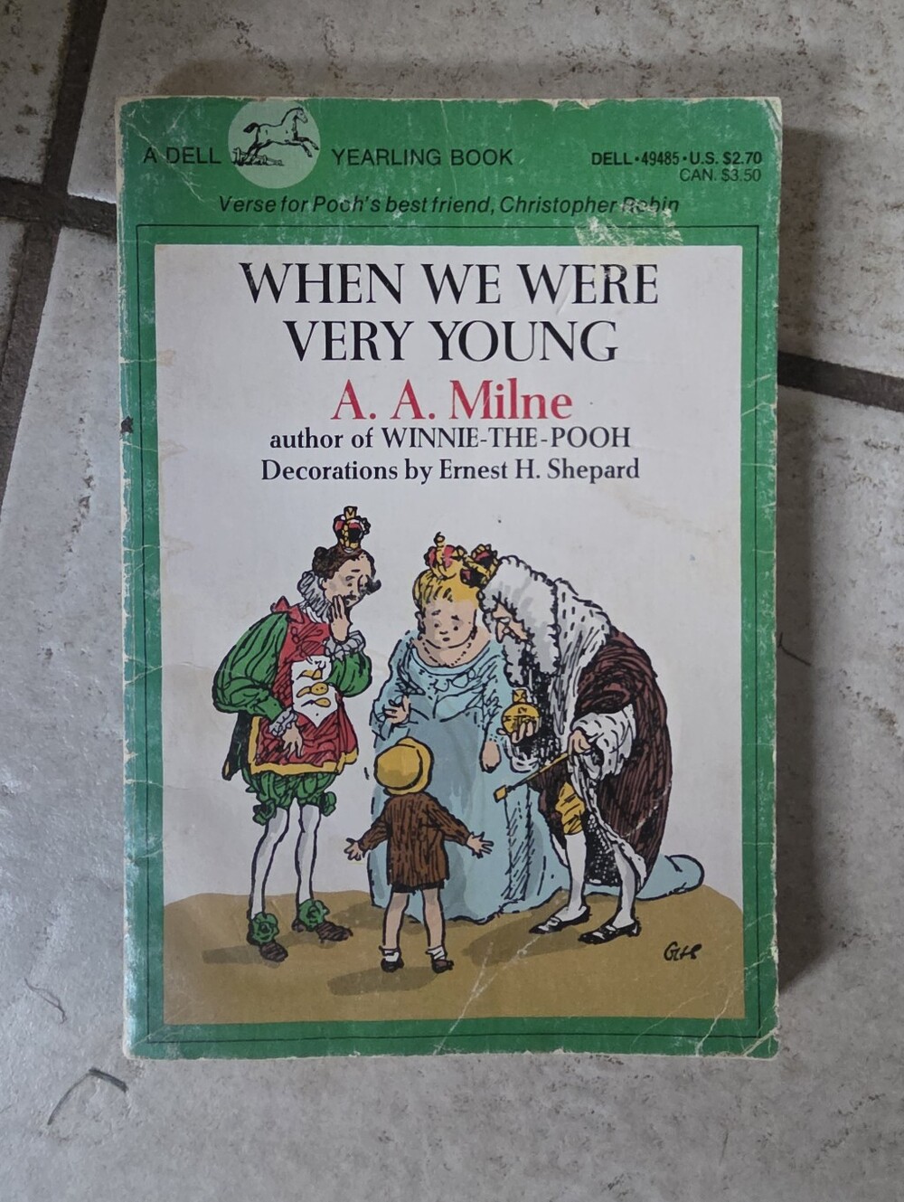When We Were Very Young by A. A. Milne - Green Paperback